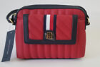 Tommy Hilfiger Women's TH Logo Crossbody Purse Shoulder Bag Red New Gift