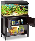 40 Gallon Aquarium Stand Metal Fish Tank Stand with Cabinet, 36.6