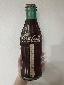 New Listingvintage coca cola thermometer sign 1950’s/60’s Original Robertson Works Vintage