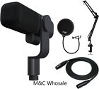 Logitech Blue Sona Active Dynamic XLR Broadcast Mic with ClearAmp Graphite