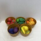 Learning Resources Farmer's Market Color Sorting Set (5 Baskets 25 Play Food)