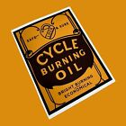 New ListingCycle Burning Oil Lock vintage jug pourer Vinyl sticker Classic drum decal Oil