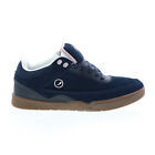 ES Stylus Mid Chomp on Kicks Mens Blue Suede Skate Inspired Sneakers Shoes 9.5