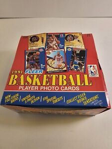 1991-92 FLEER BASKETBALL Unopened JUMBO CELLO BOX FASC Jordan PSA 10 ?
