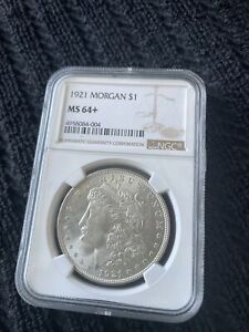 New Listing1921 morgan silver dollar ms64+ ngc