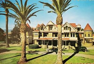 San Jose CA Winchester Mystery House Exterior View Vintage Postcard