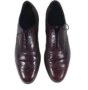 Florsheim Royal Imperial Men's Burgundy Oxford Wingtip Dress Shoes Size 11.5 D