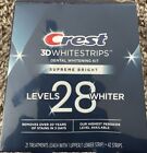 New ListingNew/Sealed Crest 3D Whitestrips Supreme Bright  28 Levels Whiter 42 Strips 03/26