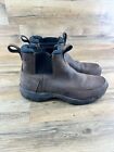L.L. Bean  Traverse Insulated Trail Boots Slip On Brown Leather Mens Size 11M