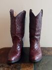 RUDEL ROGERS EXOTIC COWBOY BOOT Size 12