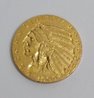 1909 GOLD INDIAN HALF EAGLE 5 DOLLAR COIN