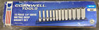 Cornwell Tools STM0213LSP - 13 Piece 1/4” Drive Metric Deep Socket Set 6pt