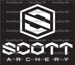 Scott Archery - Outdoor Sports / Bow Hunting - Vinyl Die-Cut Peel N' Stick Decal