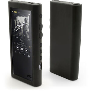 Silicone Gel Skin Case for Sony Walkman NW-ZX300 Rubber Cover + Screen Protector