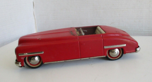 Vintage Distler Mercedes Red Car made in west Germany no key