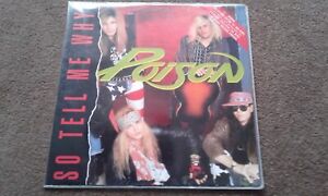 poison so tell me why,red vinyl poster,ex con uk sales only