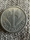 1943 2 Francs Etat Francais Coin, Travail Famille .Patrie. Please Read