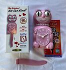 Satin Pink Lady Kit-Cat Klock (15.5″ high) Wall Clock LBC-53 CUTE!!!