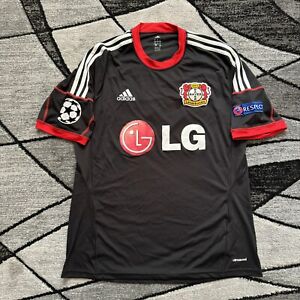 Adidas Bayer Leverkusen Home Shirt #14 Hilbert Soccer Jersey Size Large Signed