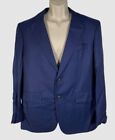 $4750 Stefano Ricci Men's Blue Solid Wool Blazer Sport Coat Suit Jacket Size 52