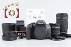 Canon EOS Kiss X10i / Rebel T8i / 850D 24.1 MP DSLR 18-55 55-250 Lenses