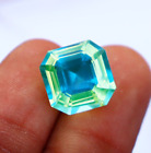 Natural Pitambari Sapphire 11Ct Bi- Color Loose Certified Ring Size Gemstone