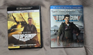New ListingTop Gun 3D (3D & blu ray) & Top Gun Maverick (4k blu ray) 2-Movie bundle