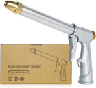Garden Hose Nozzle Sprayer，100% Heavy Duty Metal High Pressure Water Hose Nozzle