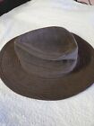 VINTAGE  ORVIS L MADE NEW ZEALAND OUTBACK SAFARI  HIKING COTTON HAT OILCLOTH