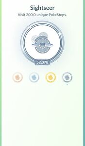 Sightseer - Platinum Medal - Pokemon Go ☑️ Read Description
