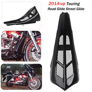Gloss Black Chin Spoiler Scoop Fit For Harley 2014-2023 Road Street Glide FLHX (For: 2014 Street Glide)