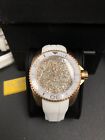 Invicta 22704 Women's Angel White Silicone Rose 18K And Gp Stainless Steel Watch