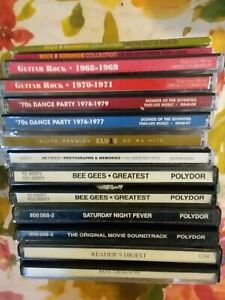 Classic Rock 11 CD LOT, Time Life Etc. All Come In Jewel Or Slip Case W/Artwork
