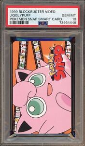 1999 Pokemon Jigglypuff Blockbuster Snap Smart Card PSA 10 Gem Mint