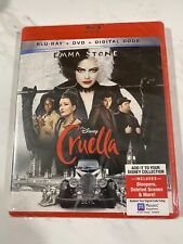 Cruella (Blu-ray, DVD, Digital 2021) Brand New & Sealed No Slipcover Red Case