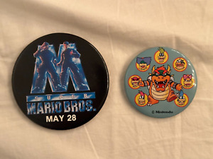 Nintendo Super Mario Bros Pin Lot 1993 Movie & King Bowser with Koopalings