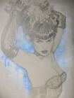 Olivia De Berardinis - Bettie Page Double Signed Original Art 27