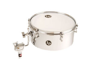 Used Latin Percussion 12 Drum Set Timbale Mountable Steel Cr
