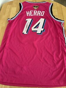 Tyler Herro Miami Heat Autographed Jersey JSA Certified