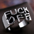 925 Silver Ring Men/Women Personalized Punk Party Ring Gift Sz 6-14