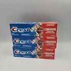 Lot 3 Crest Plus Complete CINNAMON Expressions Fluoride Toothpaste 5.4 oz