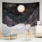 Mountain Tapestry Moon and Stars Tapestries Starry Night Sky Tapestry Nature ...