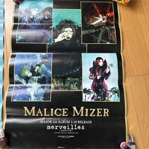 Malice Mizer Poster B2 Merveilles Rock Band Gackt Mana Visual Kei Limited 1998