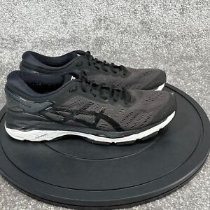 Asics Shoes Women's Size 11 Gel-Kayano 24 Low Top Lace Up Sneaker Black