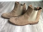 THURSDAY BOOT CAVALIER CHELSEA BOOT IN SANDSTONE SUEDE MENS SIZE 12.5 US