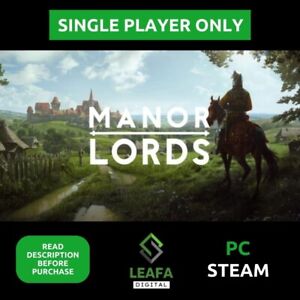 Manor Lords | PC STEAM | Single Player ONLY
