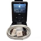 Apple iPod Nano 3rd Generation Model A1236 8GB Black & New Charging Cord Tested