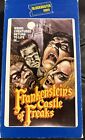 Vintage Blockbuster Video Frankenstein's Castle of Freaks VHS Tape RARE HORROR B