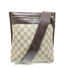 Gucci Shoulder Bag  Brown PVC 1447571