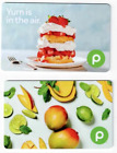 PUBLIX Gift Card LOT of 2 - Strawberry Shortcake & Fruit- Collectible - No Value